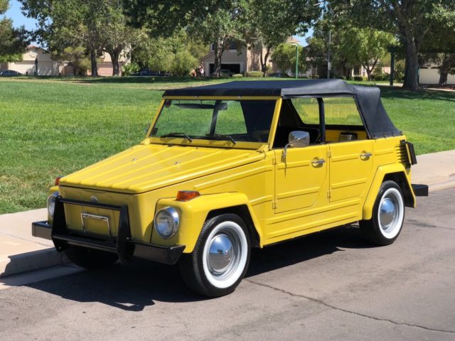 no reserve 1973 volkswagen thing electric operated 1 of a kind save $$ on fuel