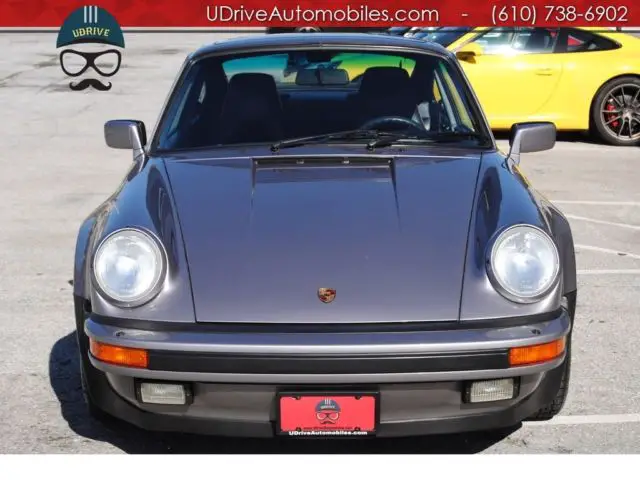 rare 911 turbo coupe 47k miles diamond blue/blue lthr coa clean carfax