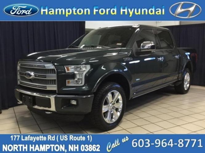 2015 ford f-150 platinum 4x4 platinum 4dr supercrew 5.5 ft. sb for sale in north hampton, new hampshire