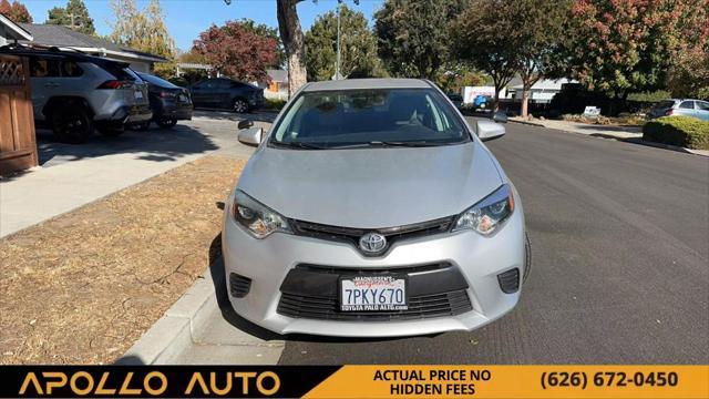 2016 toyota corolla le