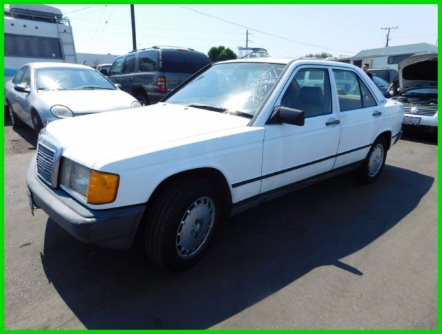 1988 mercedes-benz 190e 2.3l i4 8v 4-door sedan no reserve