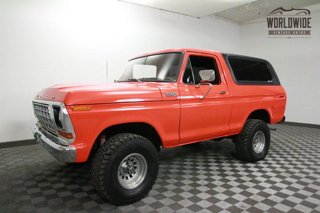 1978 orange custom. restored. rare v8 convertible!!