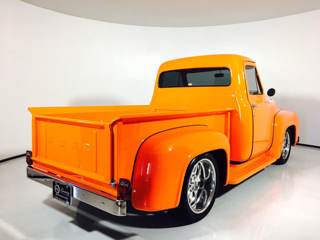 1953 ford f-100 custom | cobra jet aluminum motor | teak wood orange