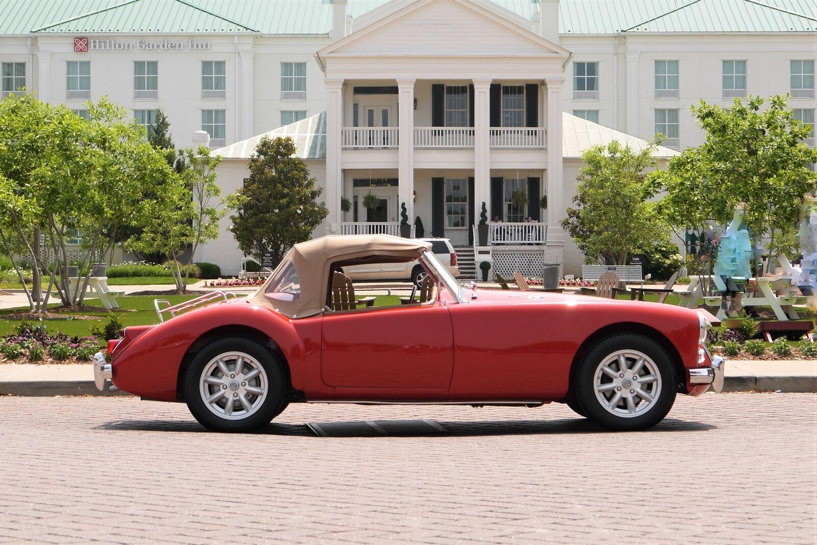 1960 mg mga 1600 roadster 5 speed manual transmission convertible