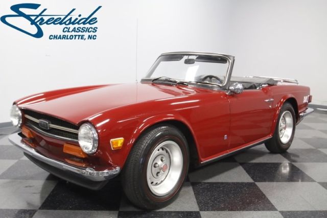 1973 triumph tr6 99021 miles red convertible 2.5 straight 6 4 speed manual