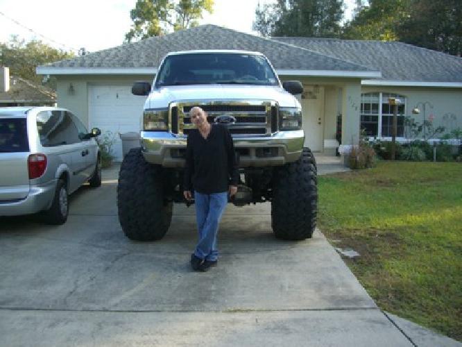 4 wheel drive monster 2000 ford excursion v10, 48" tires 16 inch lift in summerfield, fl