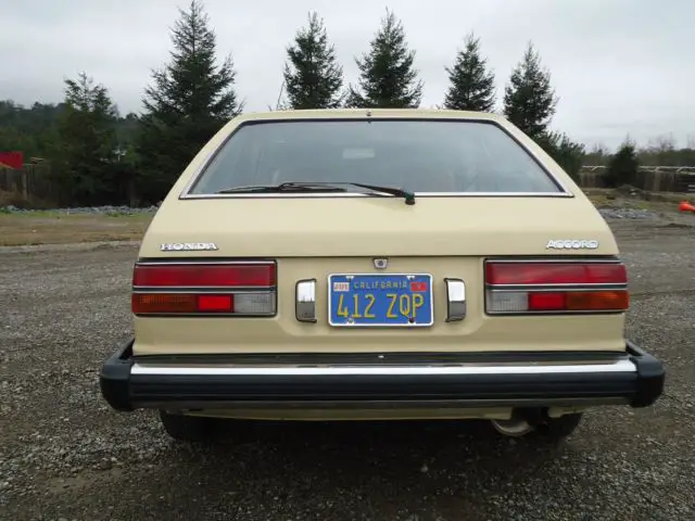 1980 honda accord one owner california car