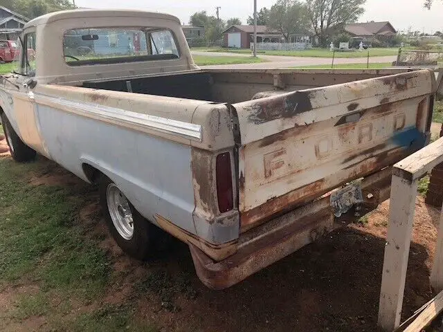 66 ford f-100. power steering, new tires ($480) with about 1000 miles on them