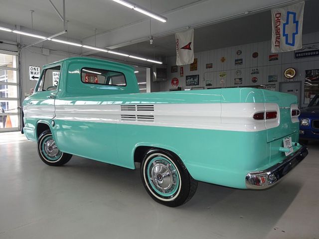 1961 chevrolet corvair rampside show quality rotisserie restoration 4 spd. trans
