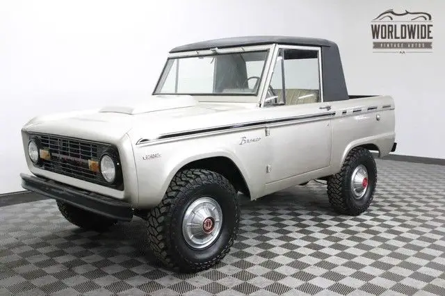 1969 ford bronco u14 half cab uncut fenders! v8 4x4
