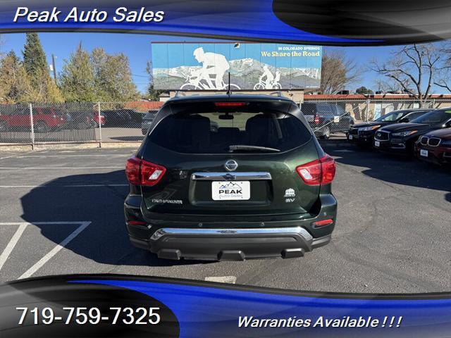 2018 nissan pathfinder sv