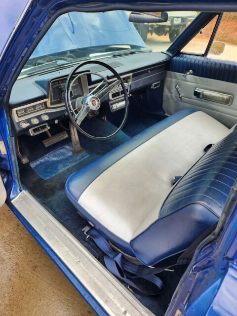 1966 plymouth fury blue rwd automatic sedan