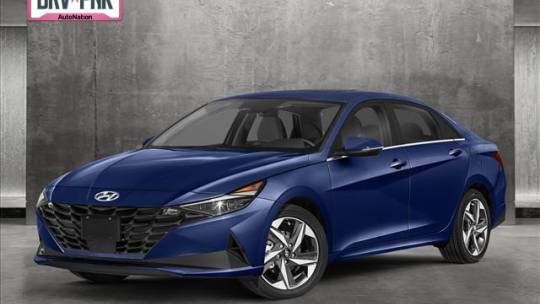 2023 hyundai elantra hybrid blue