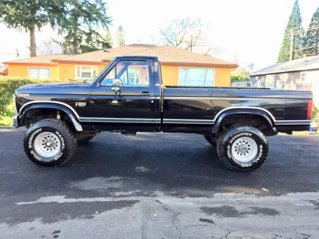 1986 ford f-250 xlt larait 4x4 all original rare