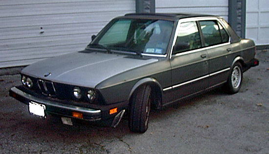 1985 bmw 528e gunsmoke classic sedan project car