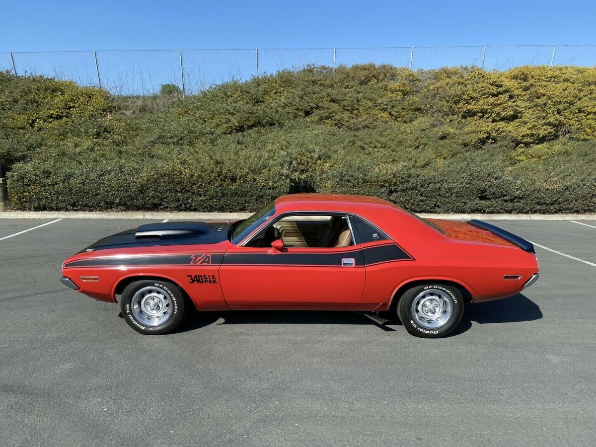 1970 dodge challenger 78773 miles red hardtop 4-speed manual