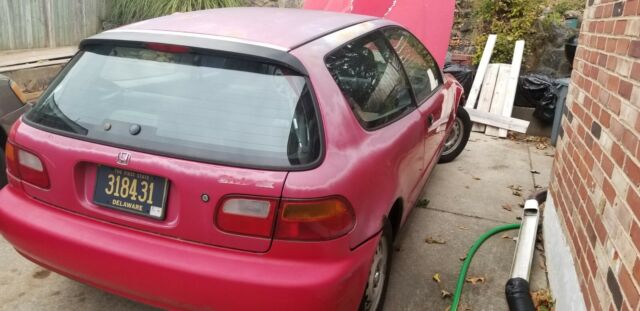 1992 honda civic cx 100,000 mi runs