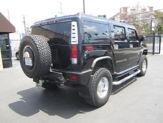 2007 hummer h2 black dvd/navigatio/chrome in los angeles, ca