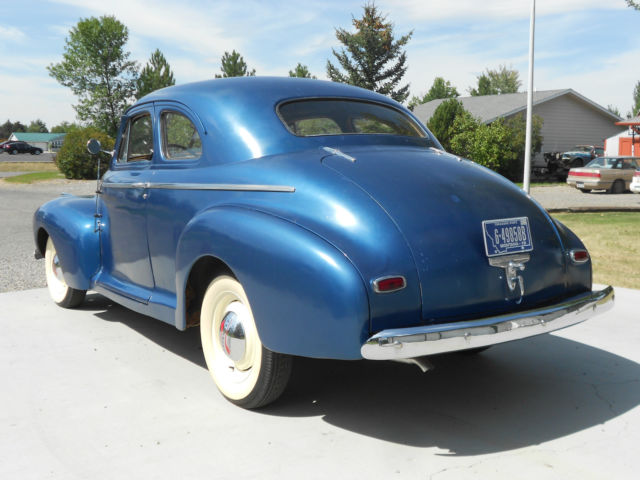 1941 master deluxe 2-pass business coupe - rare montana survivor