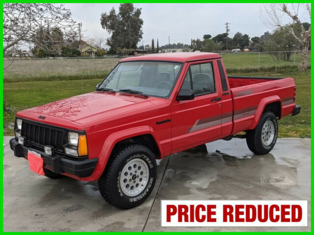 1991 jeep comanche 4x4 eliminator short bed pickup truck 169k mi 4.0l inline 6