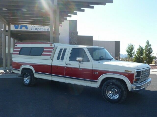 1986 ford f150 supercab pickup 4.2 6 cylinder stick shift one owner rust free !!