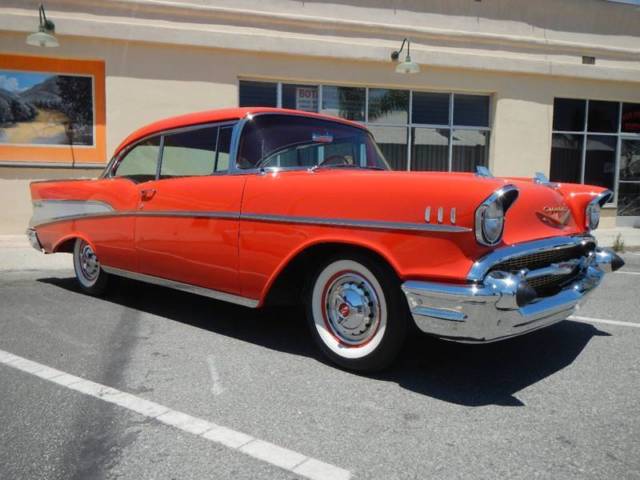 1957 chevrolet bel air dual quad manual rwd v8 5.0l gasoline
