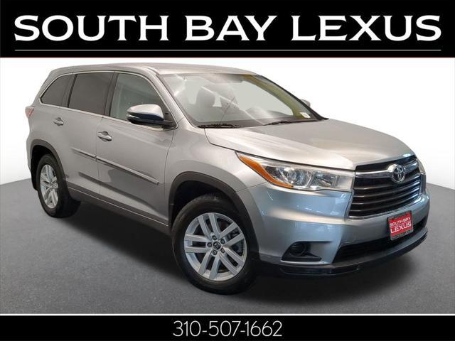 2016 toyota highlander le