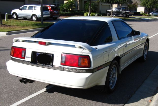 1987 toyota supra turbo, auto, non targa, 67k mls, leather, unmolested, exclnt