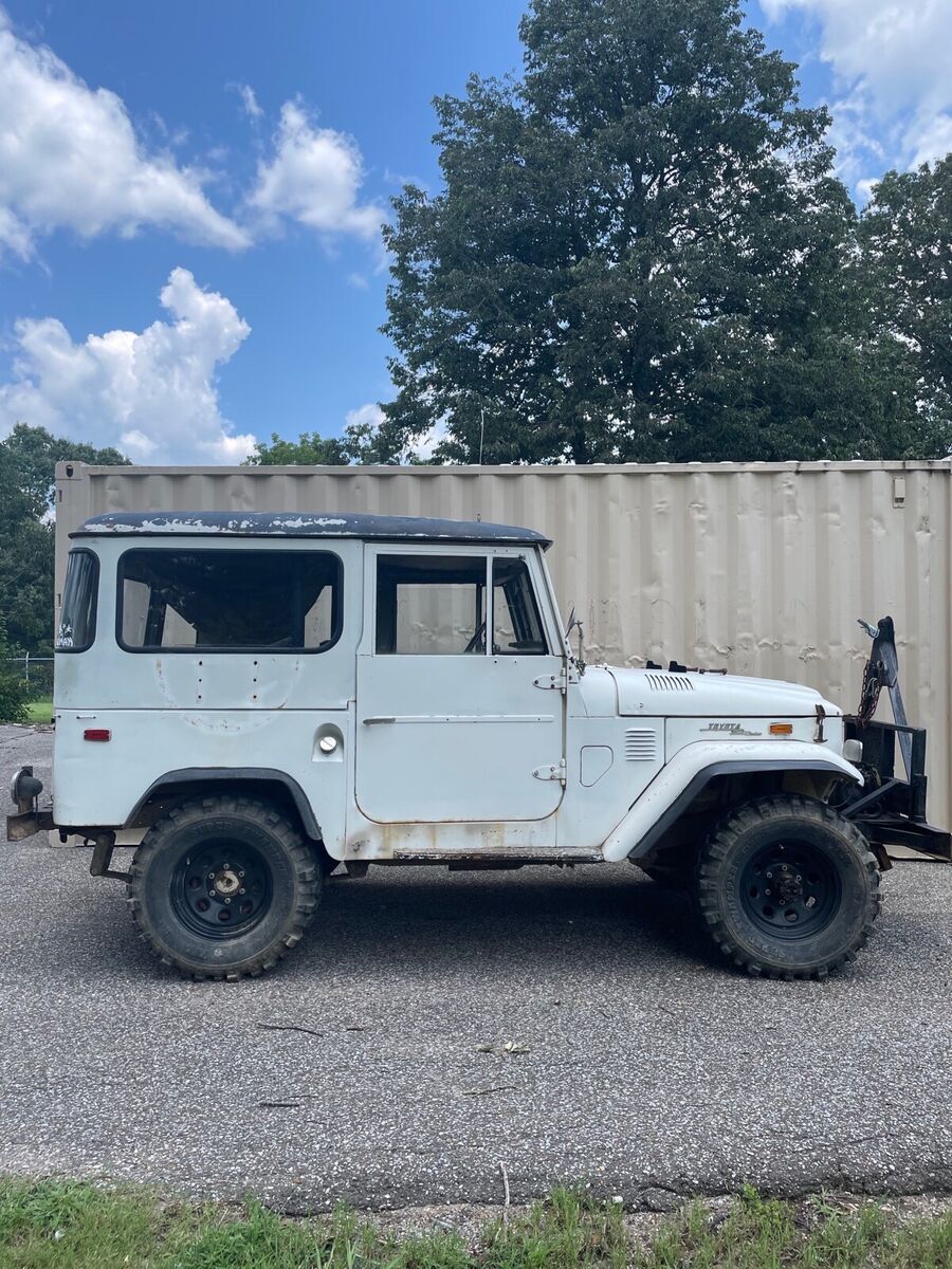 1972 toyota fj cruiser van white 4wd manual