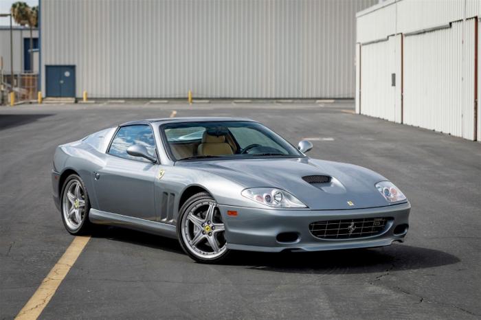 2005 ferrari 575 super america f1 titanium on beige with 8275 miles for sale in newark, delaware