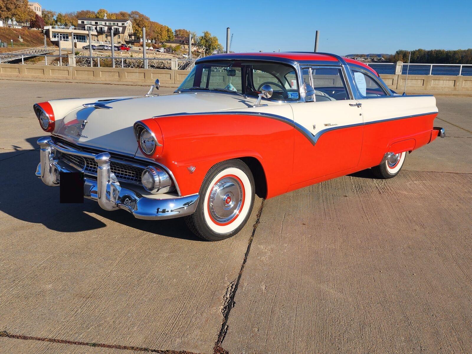 1955 ford fairlane crown victoria professionally restored 98751 miles