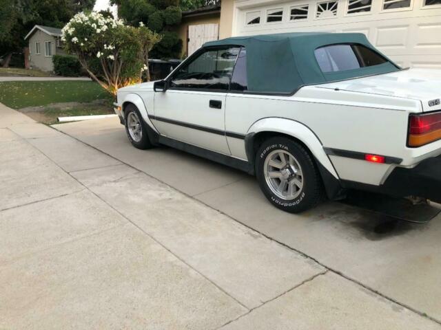 1985 toyota celica gts convertible - a rare classic - white 5 speed