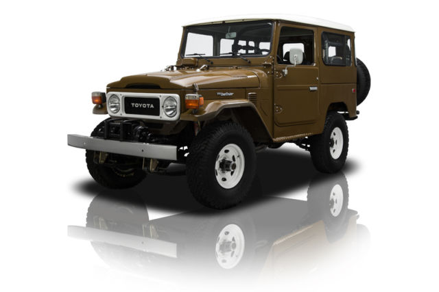 frame off restored fj40 land cruiser 4wd 4 speed