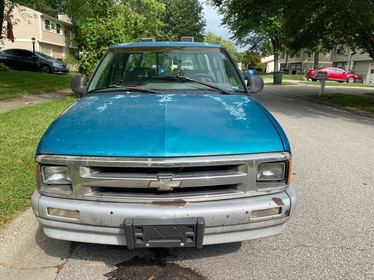 1994 chevrolet s truck pickup blue rwd automatic s10