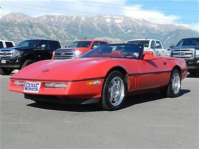 chevy corvette convertible 5.7 v8 leather sports car classic low miles only 19k