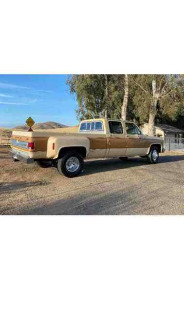 1983 chevrolet c30 pickup brown rwd manual