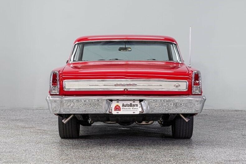 1966 chevrolet chevy ii ss 7591 miles red coupe 350ci 4-spd manual