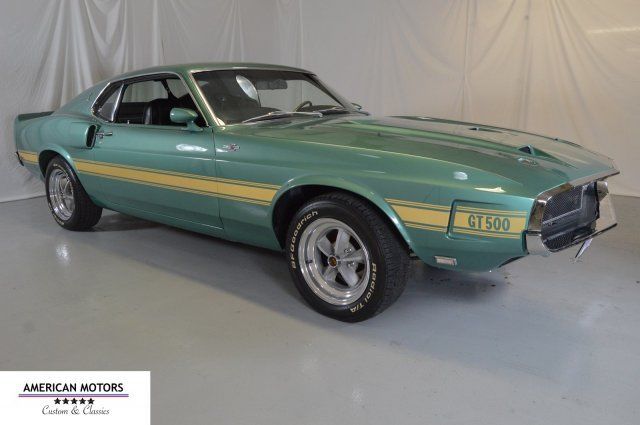 1969 ford shelby gt500 fastback 500th gt500 made serial #500 silver jade metalli