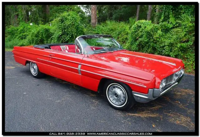 very clean 62 olds dynamic eighty-eight convertible 78k miles v-8 auto fast fun!