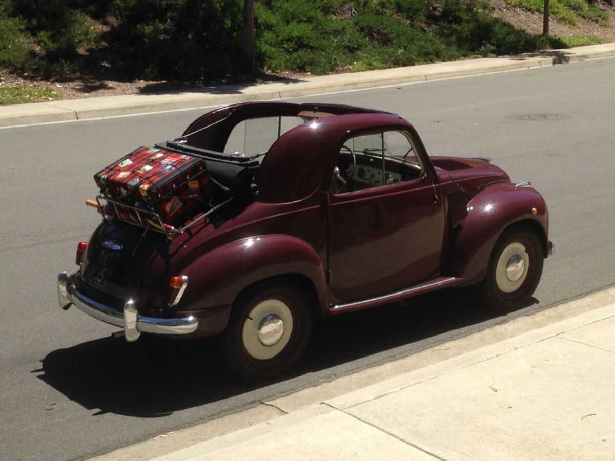 1950 fiat topolino 500c transformable convertible-restored