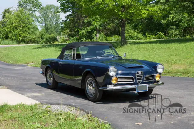 1963 alfa romeo 2600 spider - nicely restored example!