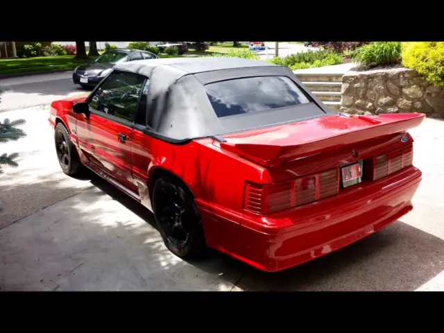 1990 ford mustang gt 5.0 convertible, anniversary edition