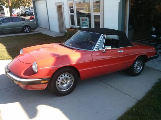 1985 alpha romeo convertible new top