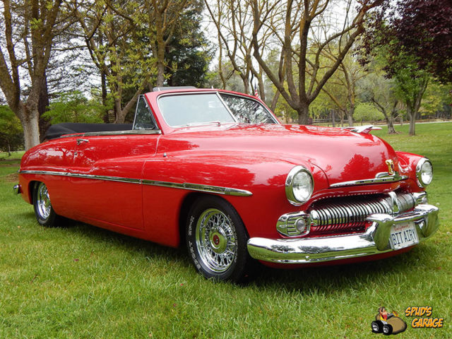 1950 mercury convertible "bit-airy" stunning resto mod ac ps pb disc 454 4bbl v8