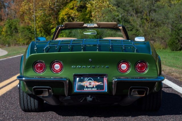 1972 chevrolet corvette 454 roadster, numbers matching, fully restored! look