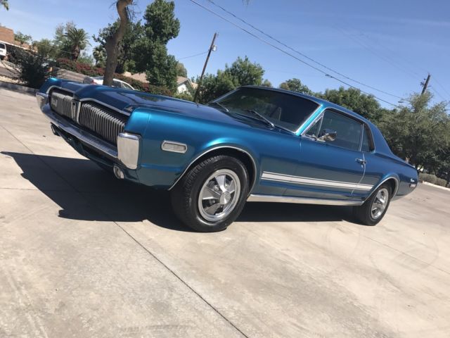 1968 mercury cougar 302 v/8 power steering power disc brakes & console 67 69 70