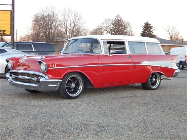 1957 chevrolet 210 handyman bel-air auto wagon small block v8 vintage nostalgia!