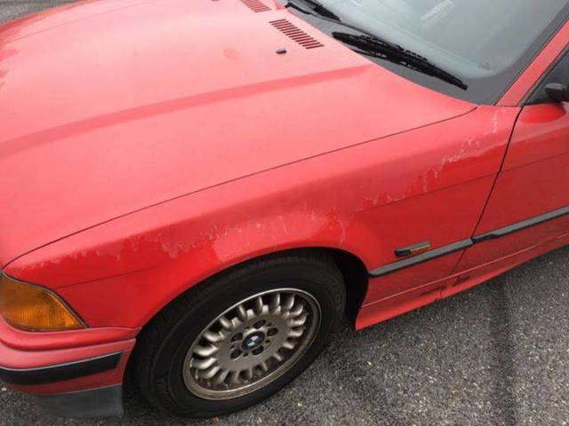1992 bmw 325i e36 coupe rhd jdm m50 brillant red rust free