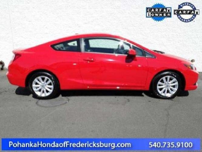 2012 honda civic cpe ex-l in fredericksburg, va