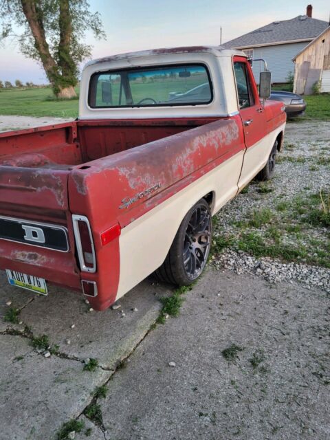 1967 ford f100 pickup red rwd automatic sport